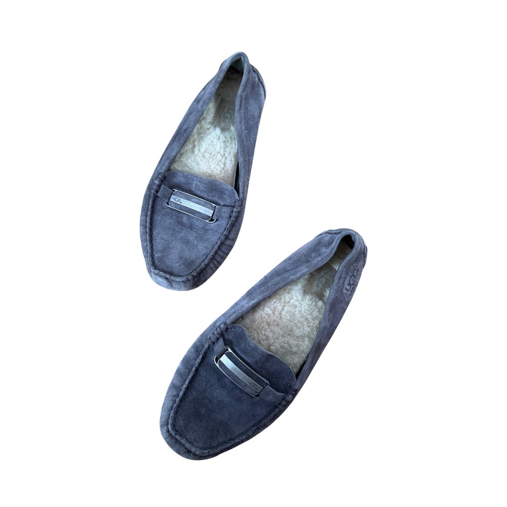 Ugg Australian Roam slippers moccasins‎ driving shoes pewter grey